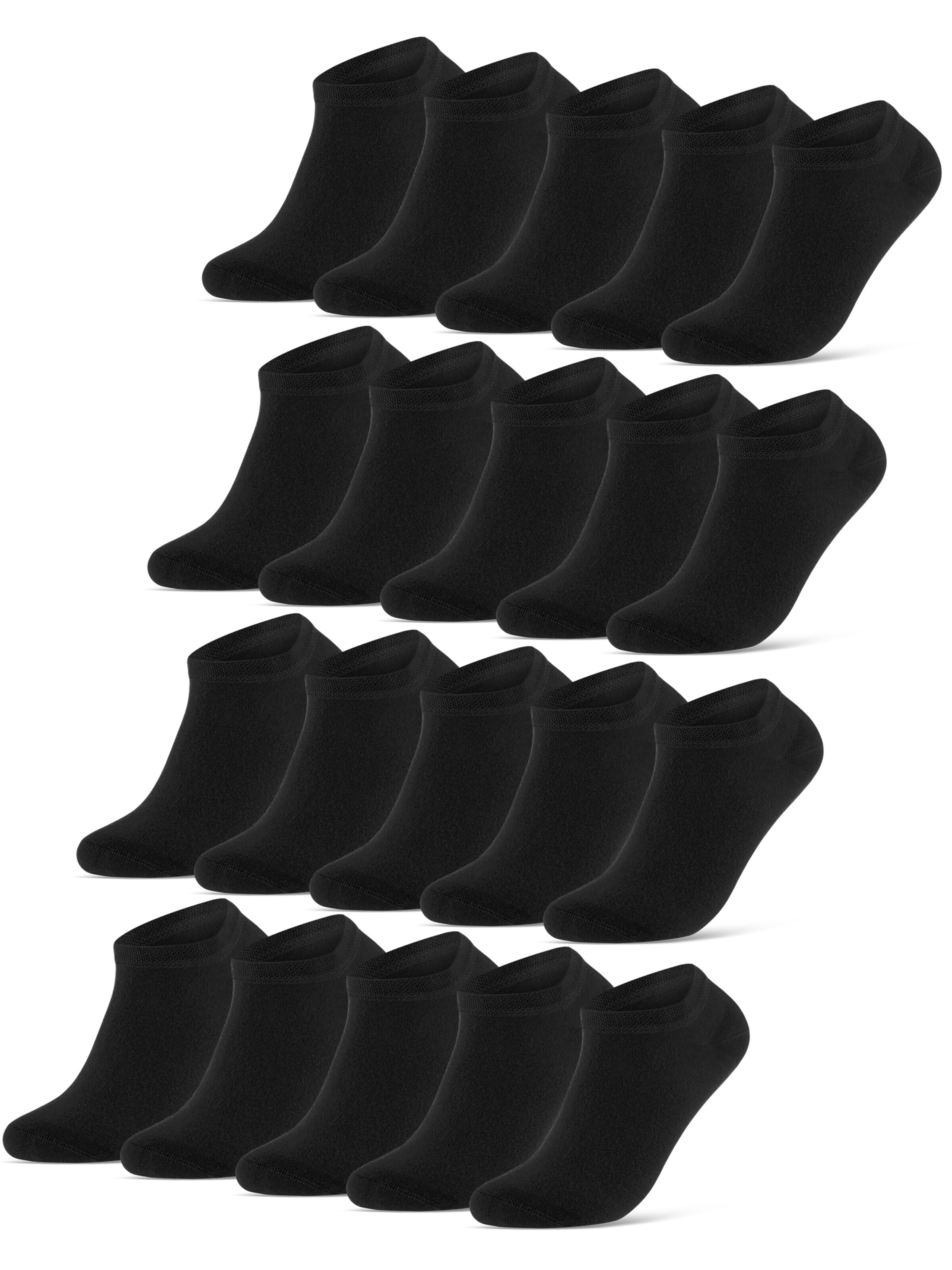 sockenkauf24 Ankle Socks in Black