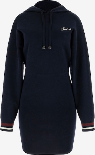 GUESS Strickkleid in navy / bordeaux / weiß, Produktansicht