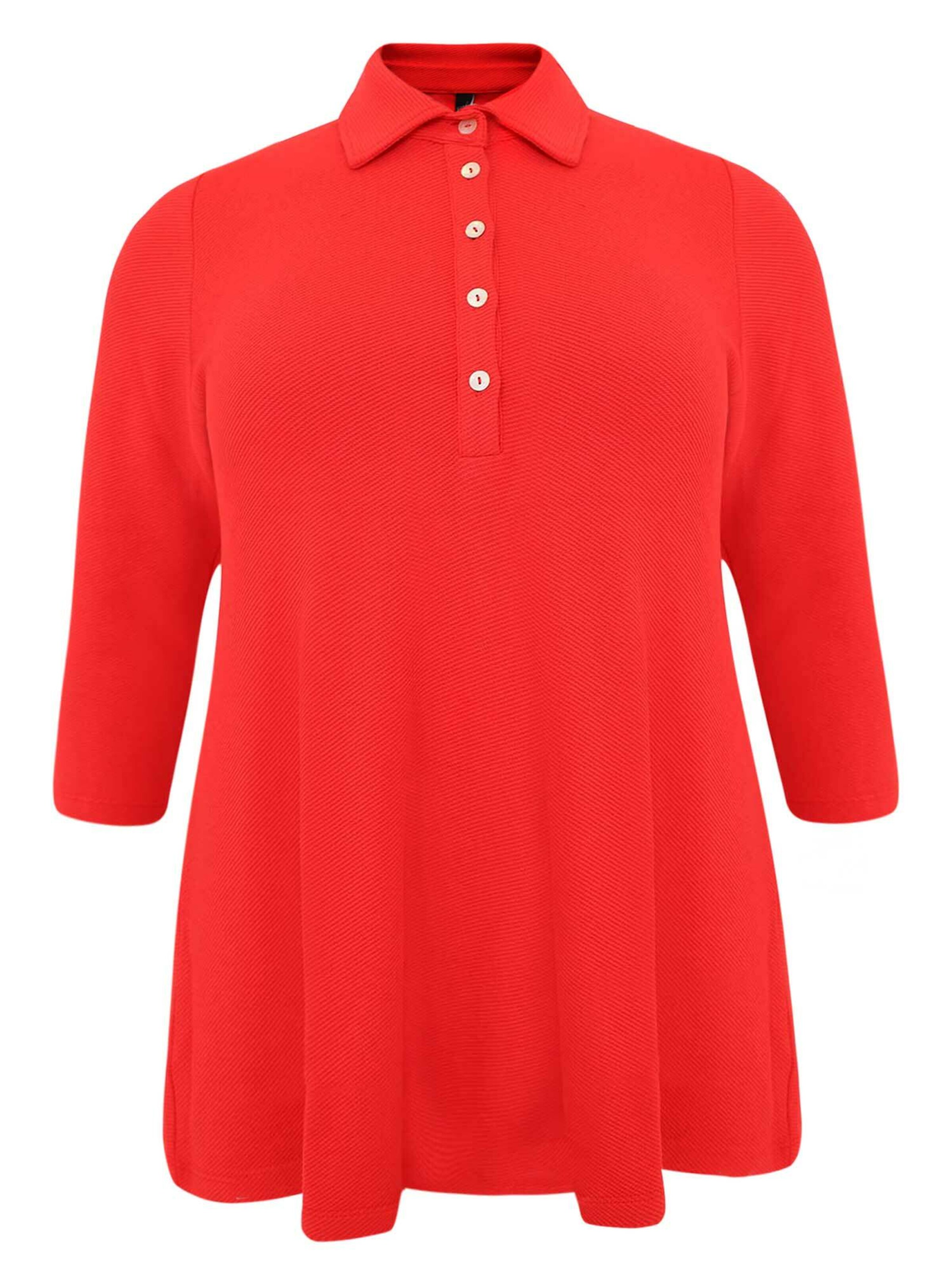 YOEK Tunic in Red: front