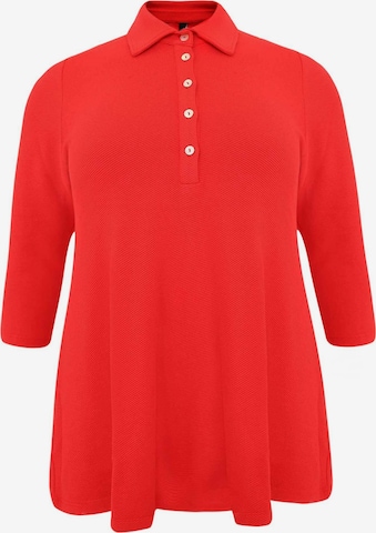 Yoek Tunic in Red: front