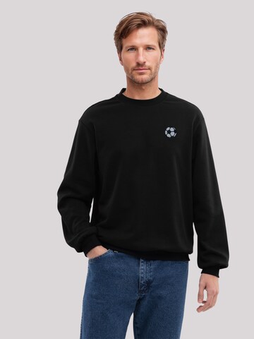 F4NT4STIC Sweatshirt 'Soccer' in Black: front