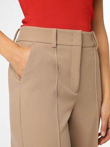 Cambio Loosefit Bundfaltenhose 'Amelie' in Beige