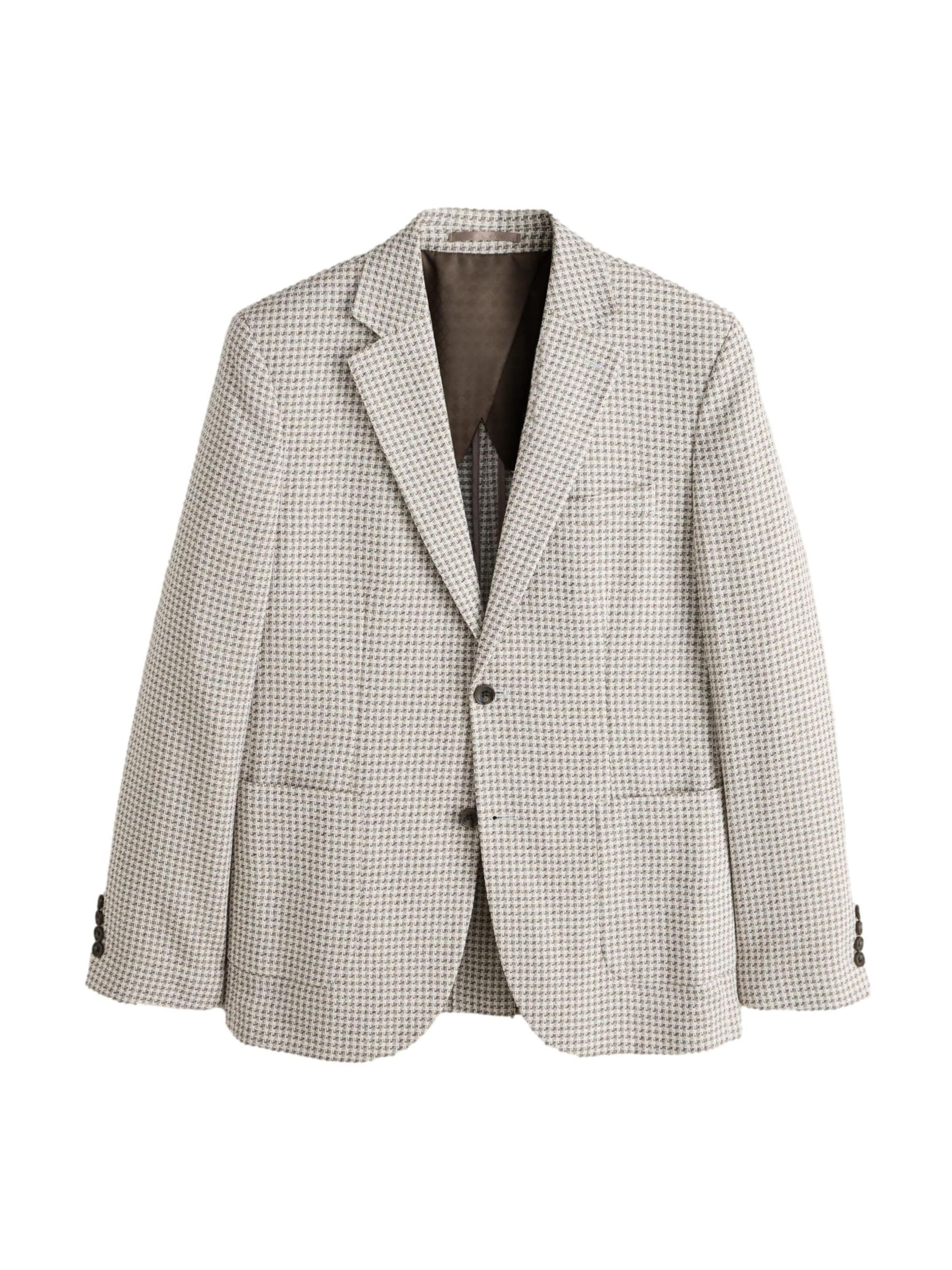 Coupe slim Veste de costume 'N. Premium' Next en gris : devant