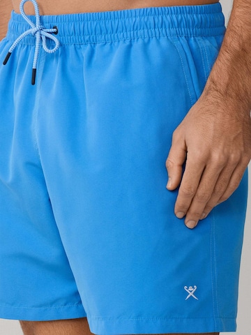 Hackett London Badeshorts in Blau