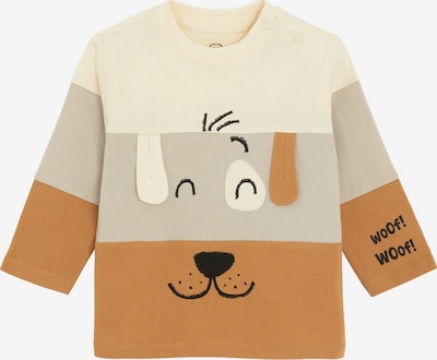 Marškinėliai iš Cool Club, spalva – smėlio spalva / ruda / pilka / juoda, Prekių apžvalga