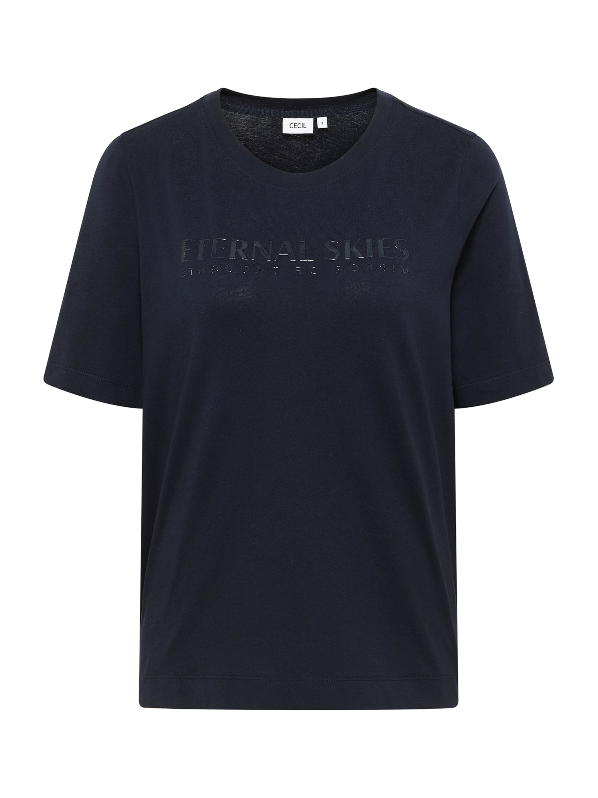 CECIL T-Shirt 'Eternal Skies' in Blau: Vorderseite