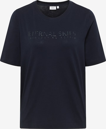 CECIL Shirt 'Eternal Skies' in Blue: front