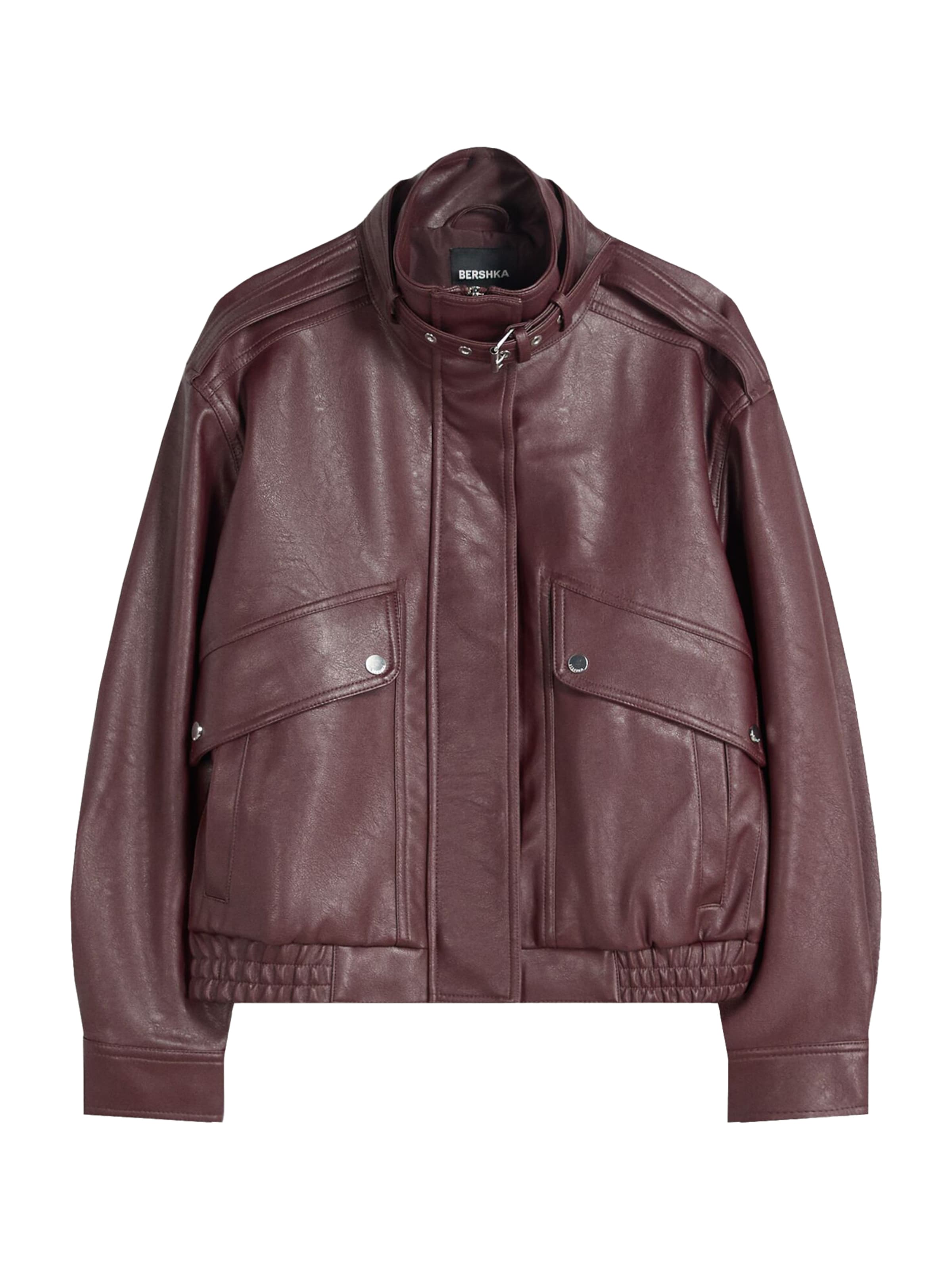 Bershka Overgangsjakke i rød: forside