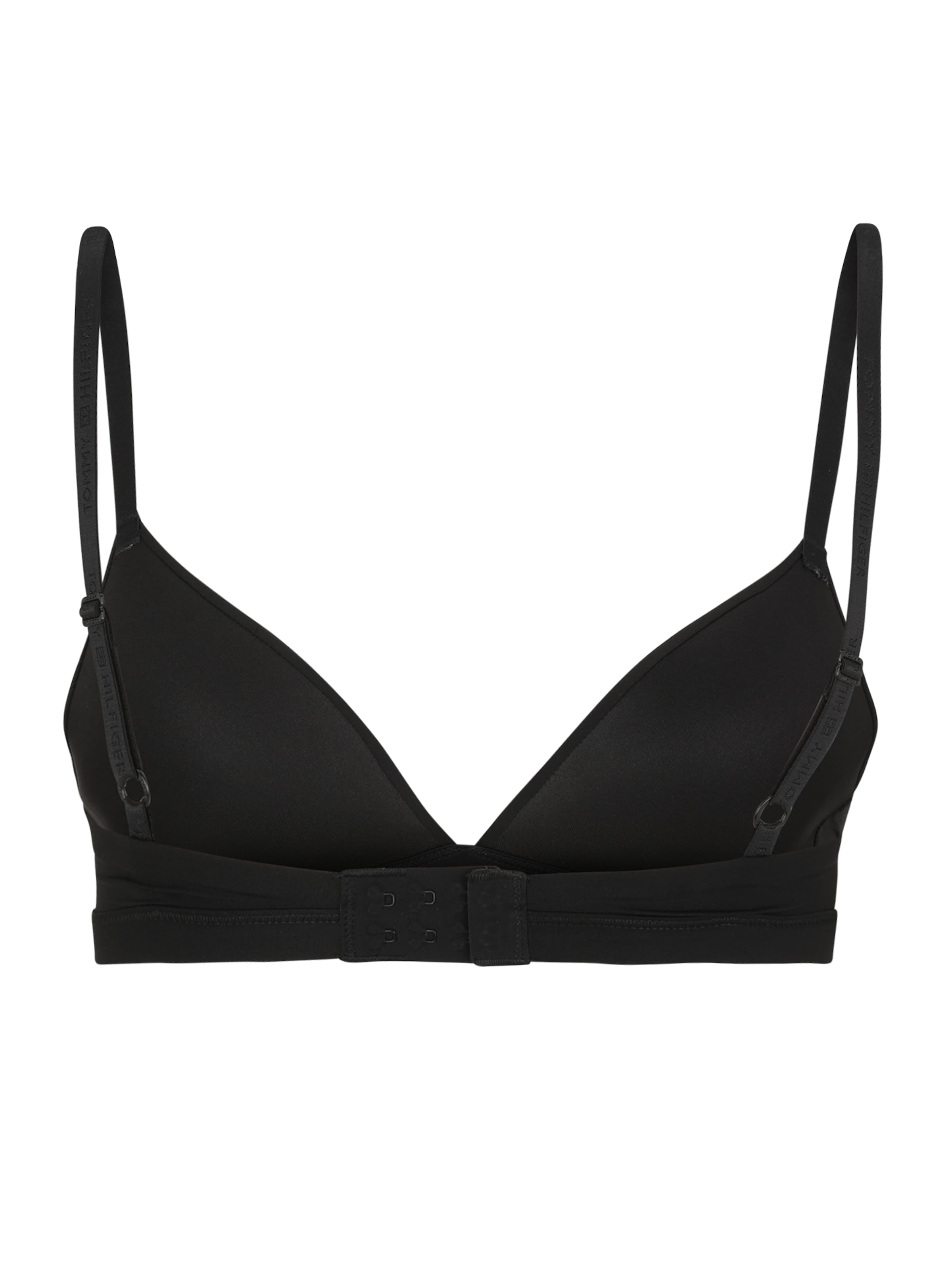 Tommy Hilfiger Underwear Trojúhelníková Podprsenka 'Essential' – černá: přední strana