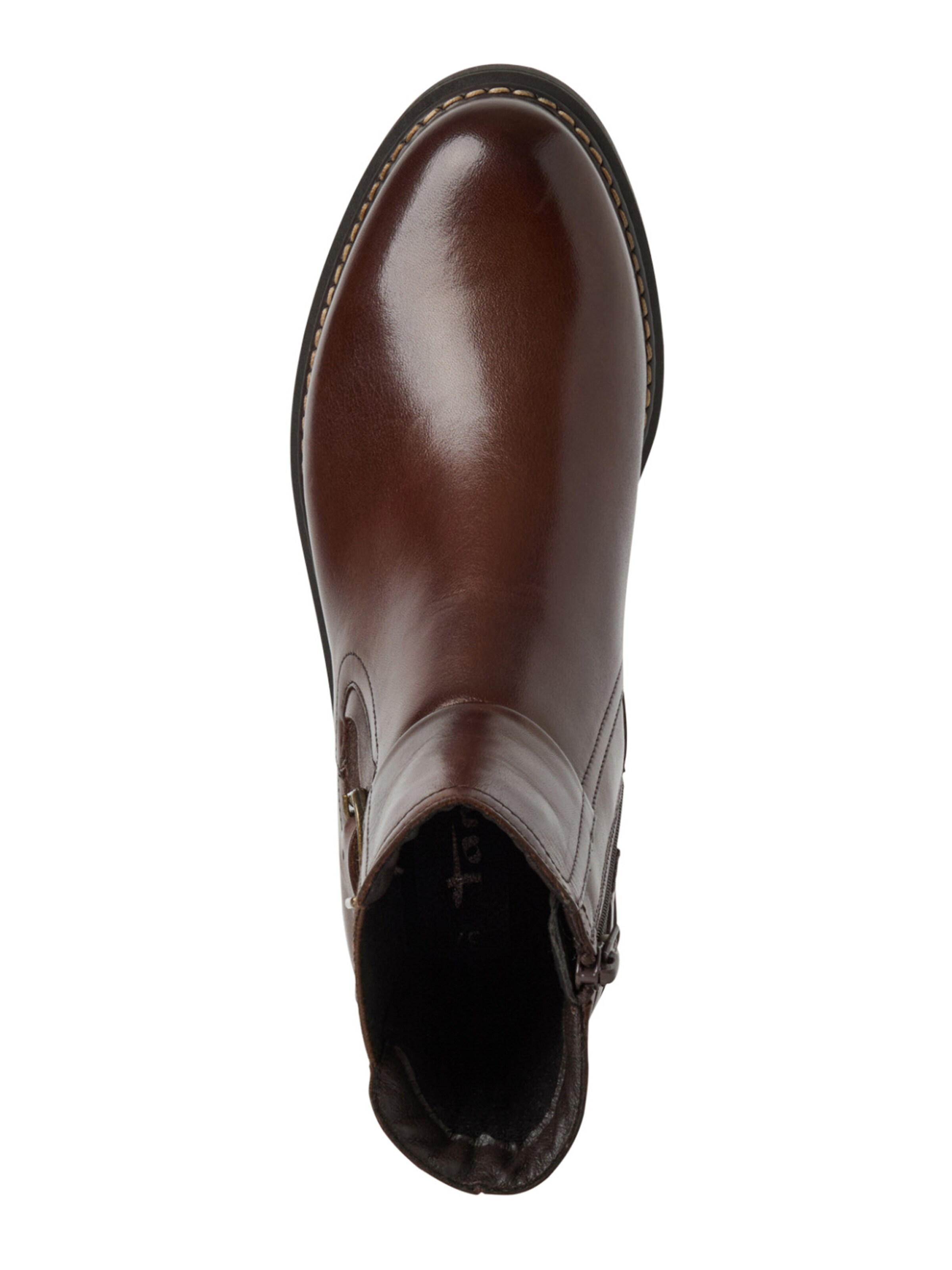 Tamaris Къси ботуши в кафяво