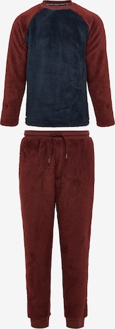 Threadbare Pyjama lang in Rood: voorkant