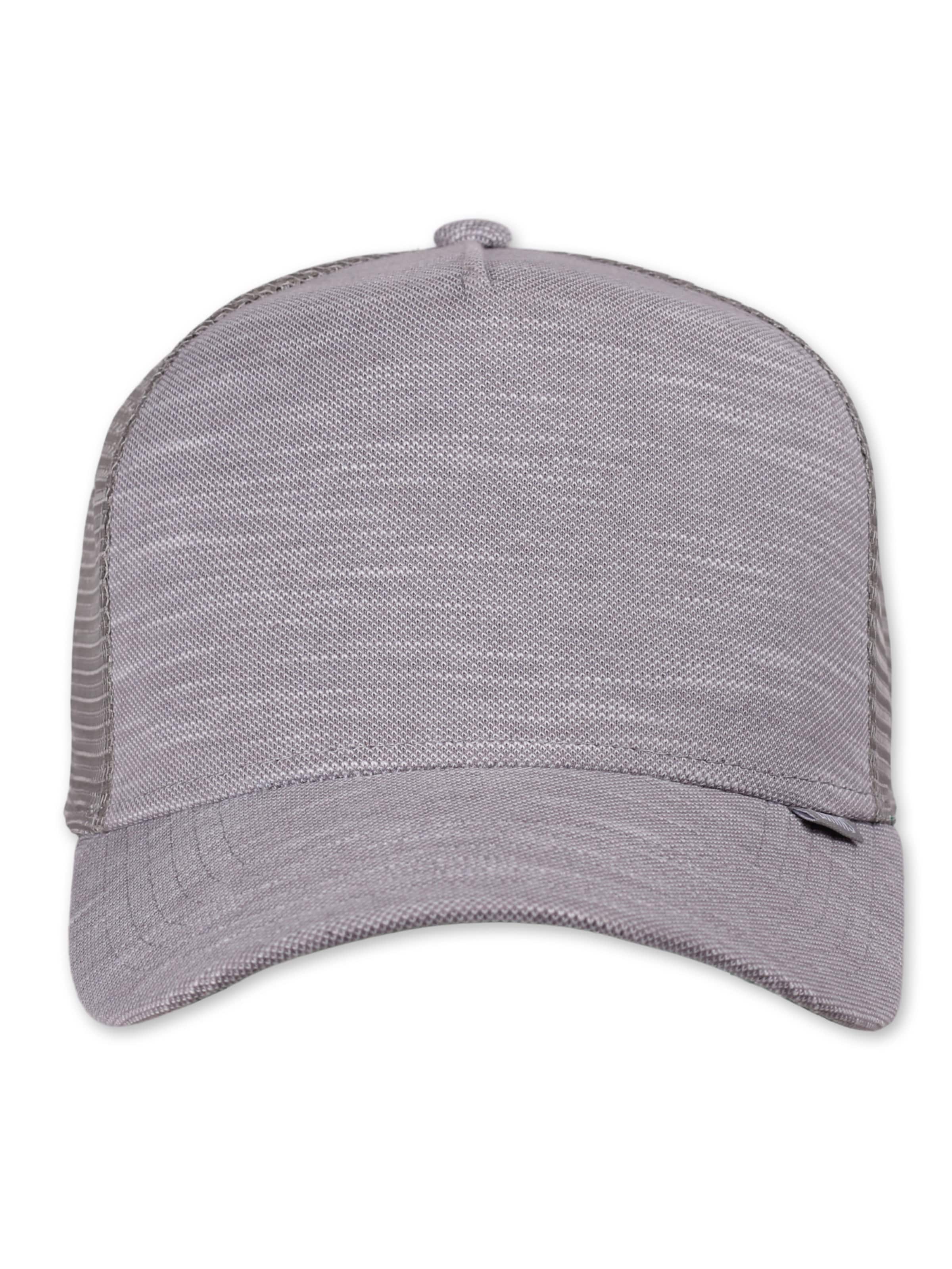 DJINNS Kšiltovka 'HFT Lazy Piquet' – šedá: přední strana