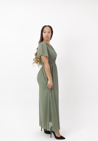 Robe de soirée Elara en vert