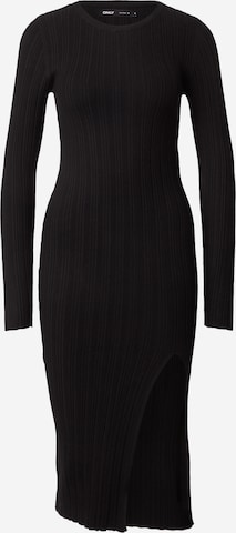 ONLY Трикотажное платье 'MEDDI' в Черный: спереди