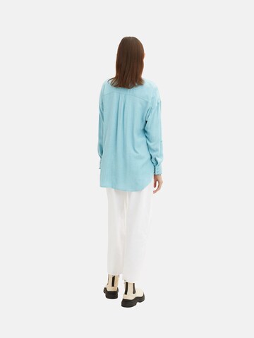 TOM TAILOR DENIM Blouse in Blauw