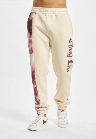 Effilé Pantalon Thug Life en beige