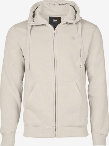 G-STAR Mikina – bílá: přední strana