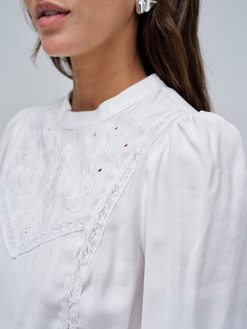 Chemisier Salsa Jeans en blanc