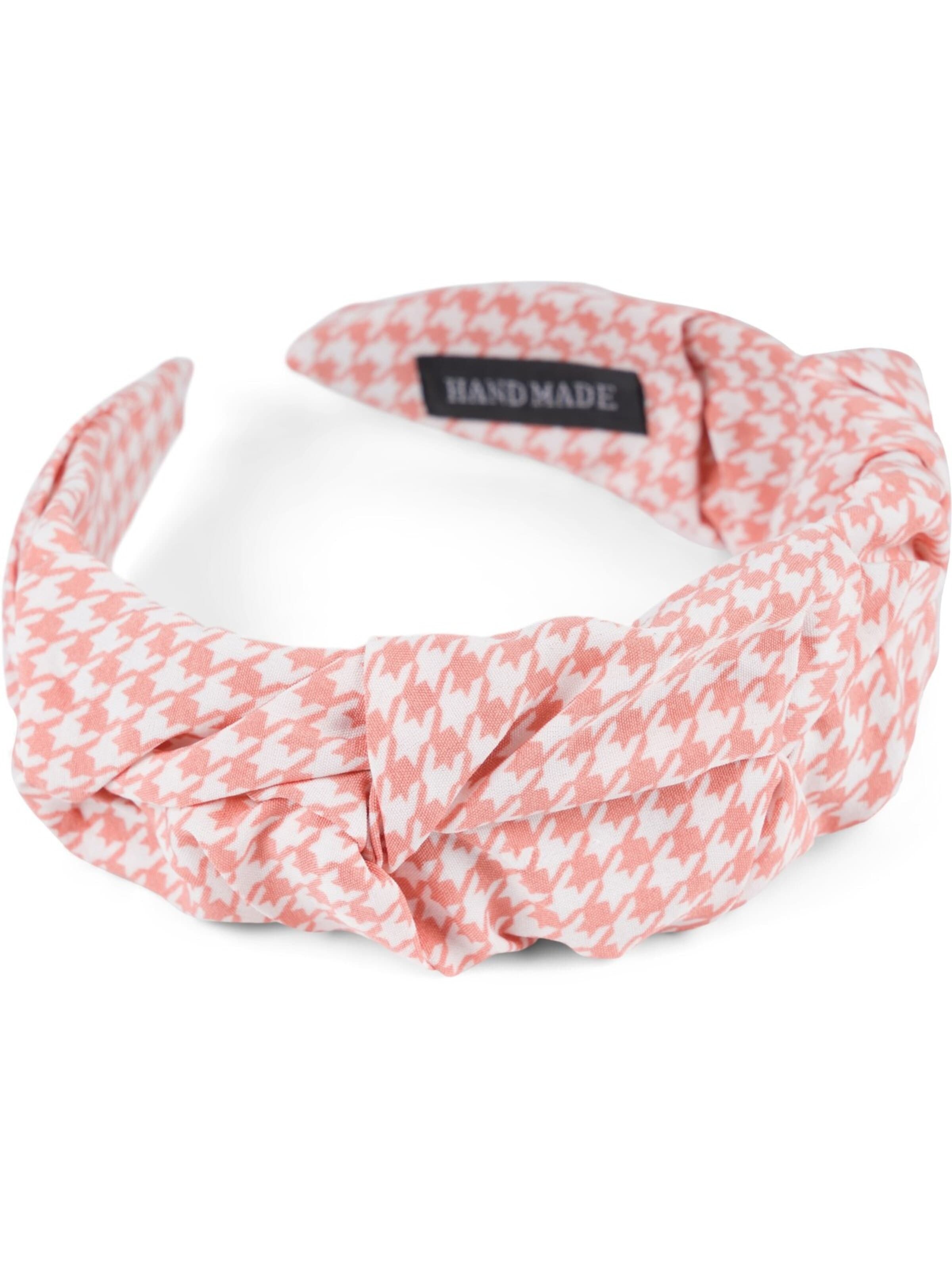 styleBREAKER Haarschmuck 'Haarreif mit Hahnentritt Muster'‌‌‌‌‌‌ in One Size in apricot, Produktansicht