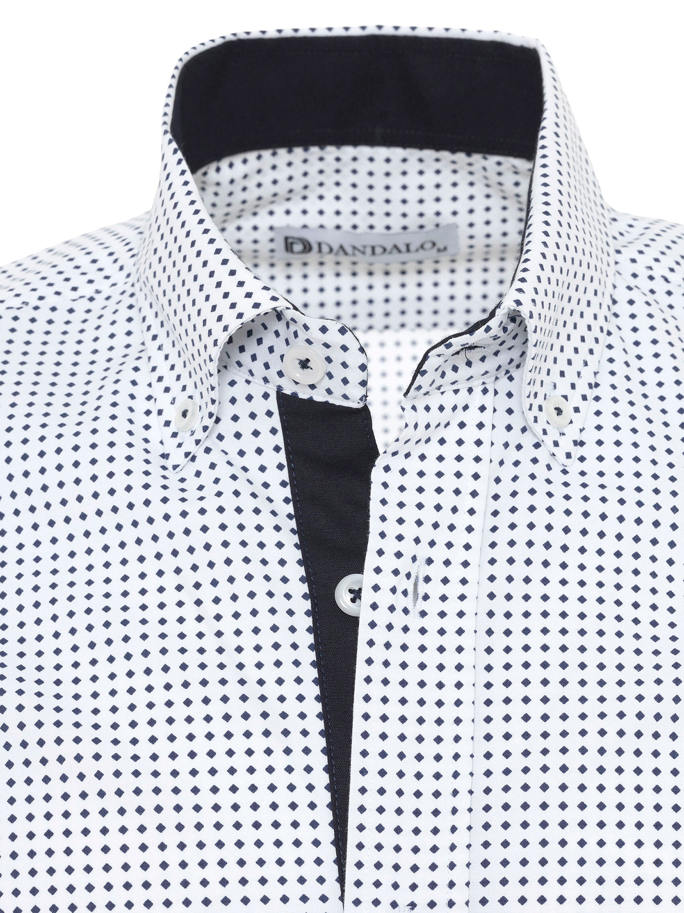 Dandalo Rovný strih Košeľa 'Cristophe' - Biela