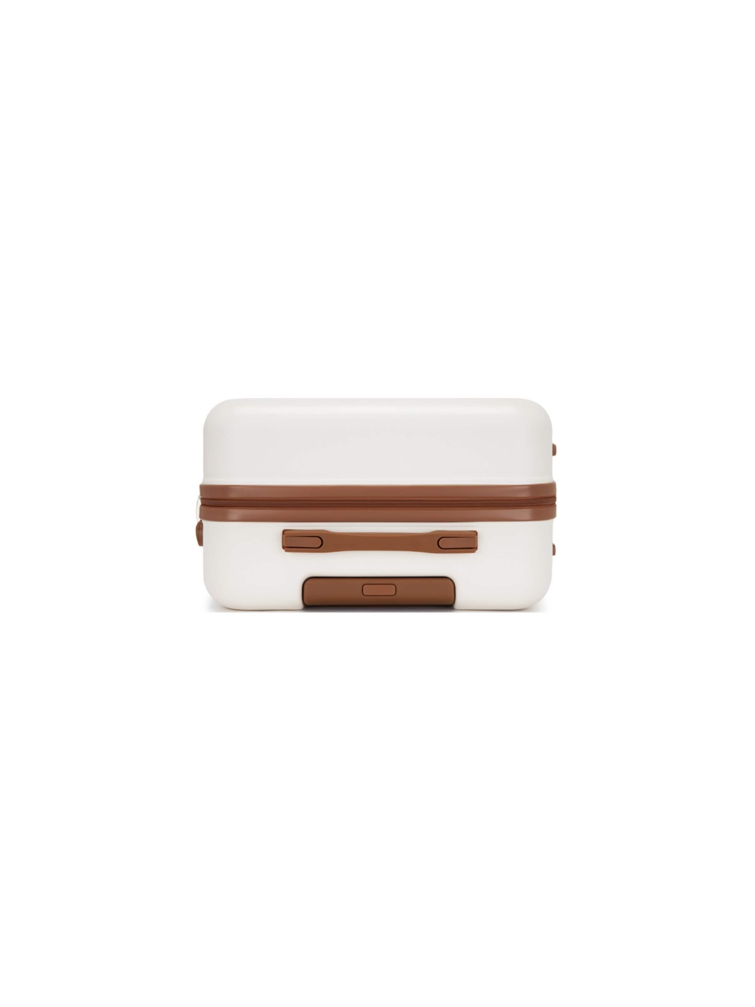 Kono Suitcase '28 Zoll Hartschalen-Trolley aus ABS und PC, Reisekoffer mit den Maßen 50,50 × 29,00 × 76,50 cm für Langreisen' in Brown