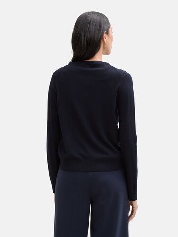 TOM TAILOR Strickjacke in Blau