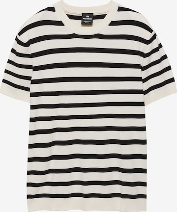 Pull&Bear Neulepaita värissä valkoinen: etupuoli