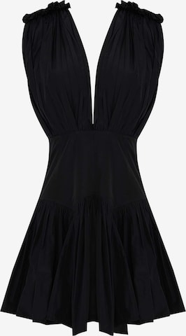 Robe NOCTURNE en noir : devant