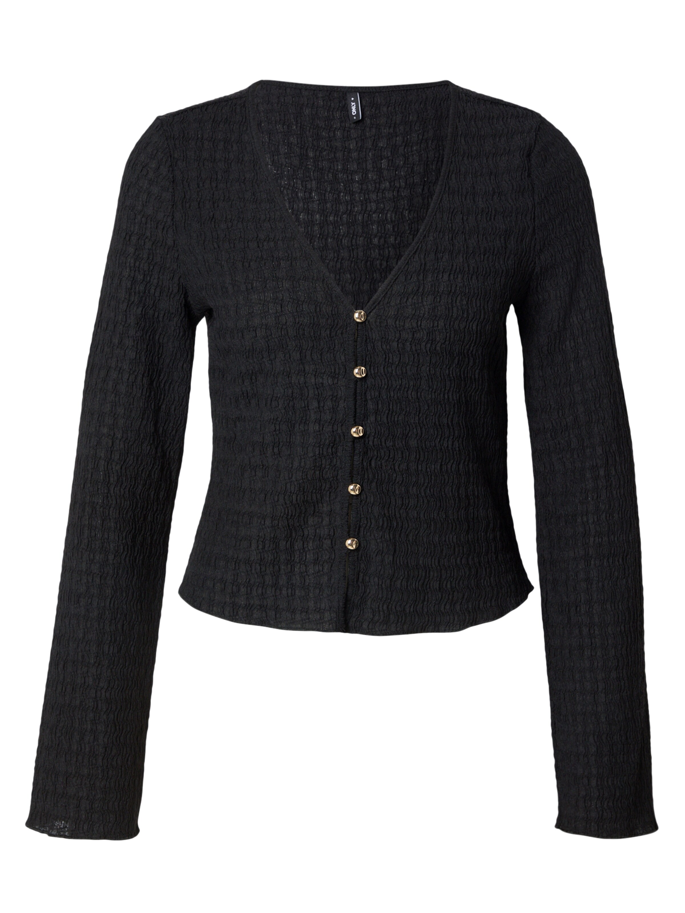 Cardigan 'ONLILSE' ONLY en noir : devant