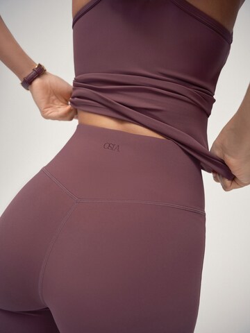 Osia Flared Leggings i brun