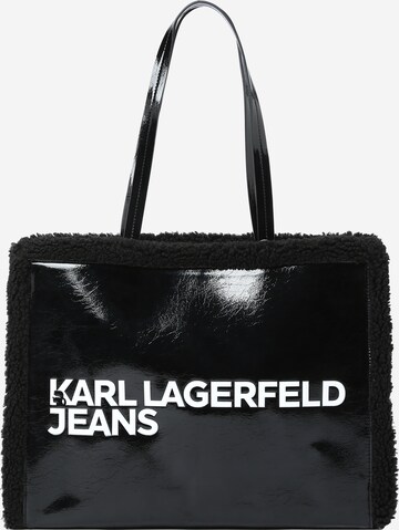 KARL LAGERFELD JEANS Shopper - Čierna: predná strana