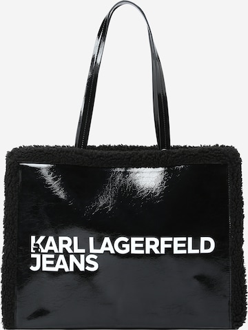 KARL LAGERFELD JEANS Nakupovalna torba | črna barva: sprednja stran