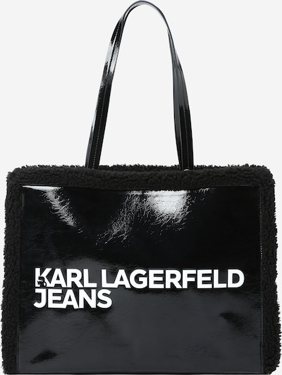 KARL LAGERFELD JEANS Shopper in Black / White, Item view