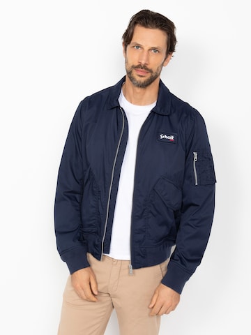 Manteau mi-saison Schott NYC en bleu