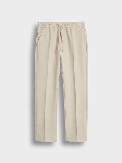 Burocs Pleat-Front Pants in 62 in Beige, Item view