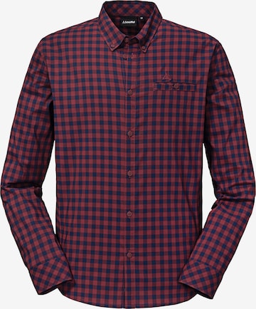 Chemise fonctionnelle 'Ellisville' Schöffel en rouge : devant