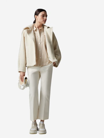 BOGNER Flared Bügelfaltenhose 'Joy' in Beige