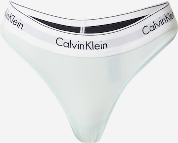 Calvin Klein Underwear Стринги в Синий: спереди