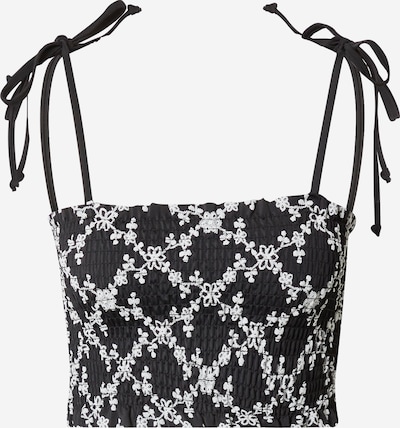 LingaDore Bikinitop in schwarz / weiß, Produktansicht