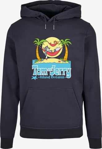 ABSOLUTE CULT Sweatshirt 'Tom and Jerry - Hammock Dreams' in Blue: front