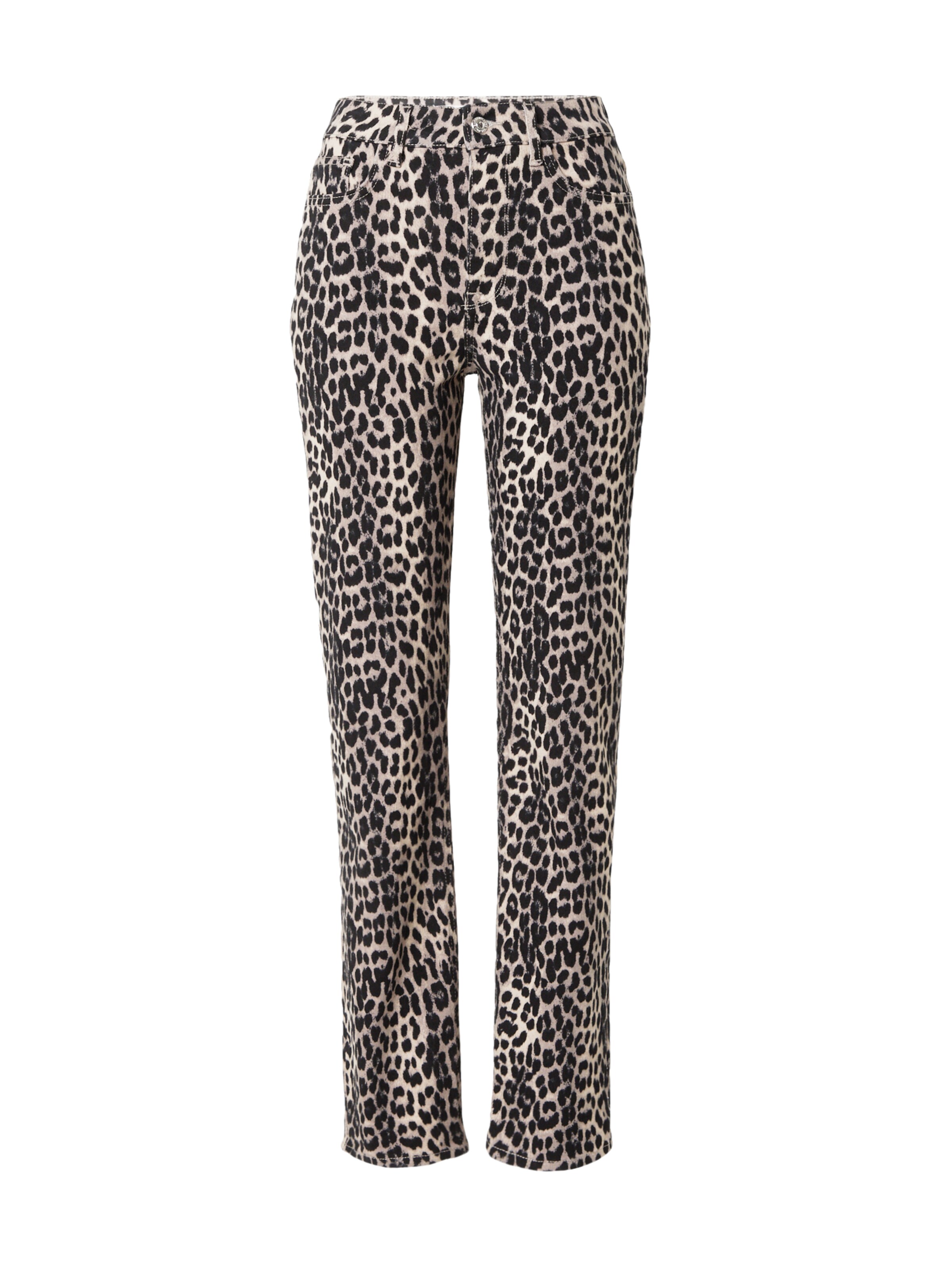 ONLY tavaline Teksapüksid, värv pruun: eest vaates