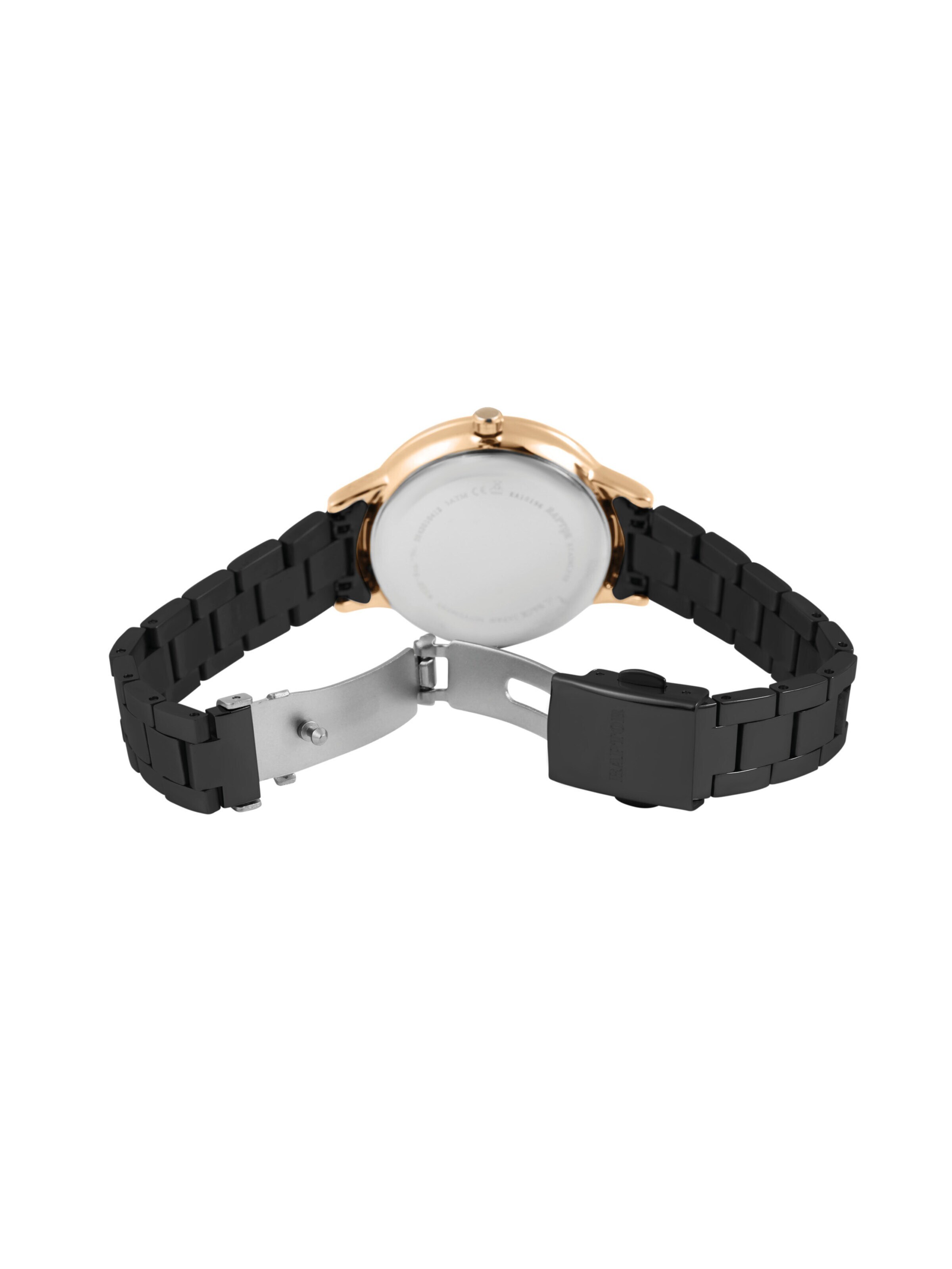 Raptor Analog Watch 'Flake, Strass' in Black
