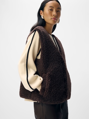 Gilet 'Ella' OBJECT en marron