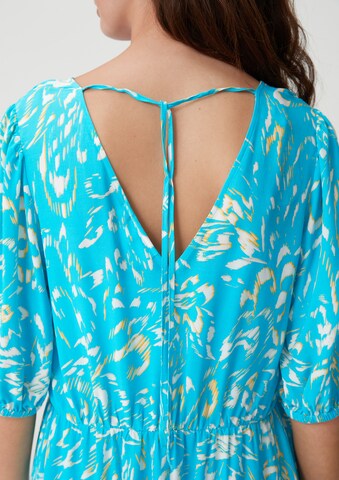 comma casual identity Zomerjurk in Blauw