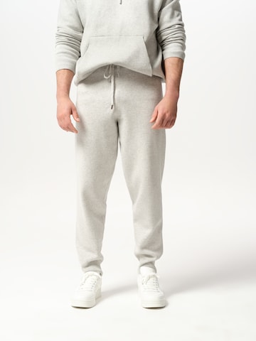 Tapered Pantaloni 'Miguel' di ABOUT YOU x Jaime Lorente in grigio: frontale