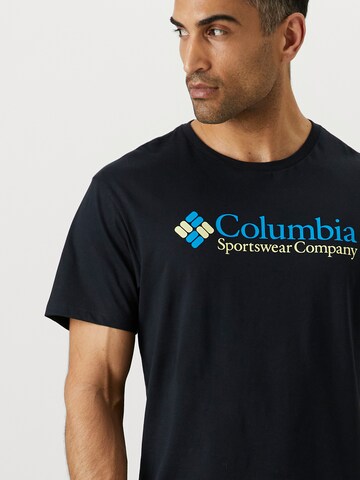 COLUMBIA Toiminnallinen paita 'CSC' värissä musta