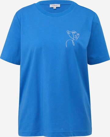 s.Oliver T-Shirt in Blau: predná strana