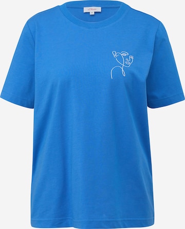 s.Oliver T-Shirt in Blau: predná strana