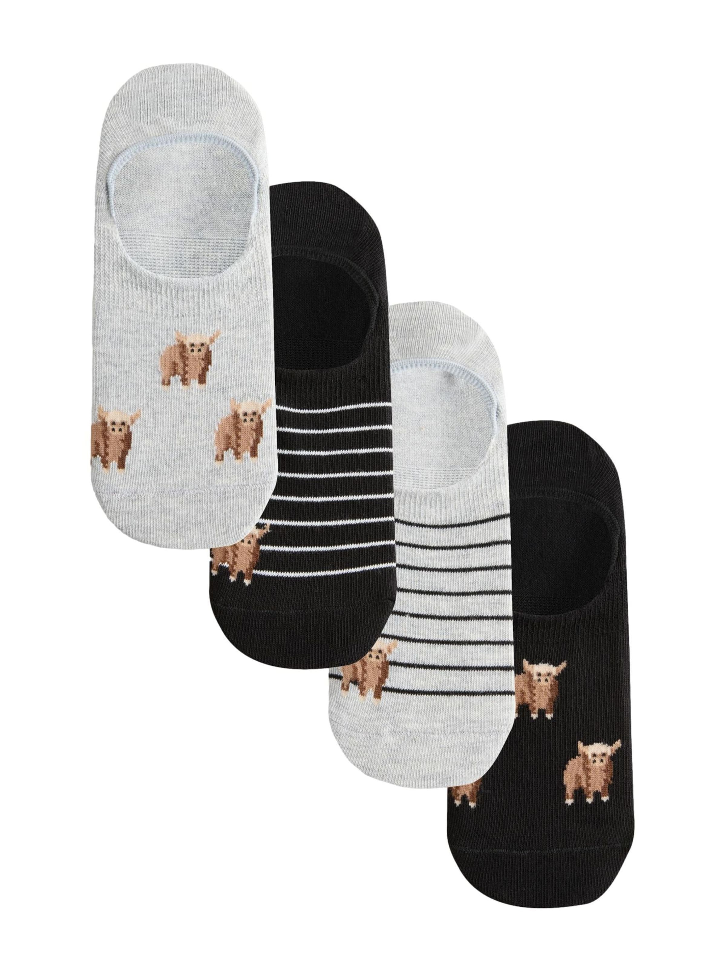 pelēks Next Zeķes pēdiņas: no priekšpuses