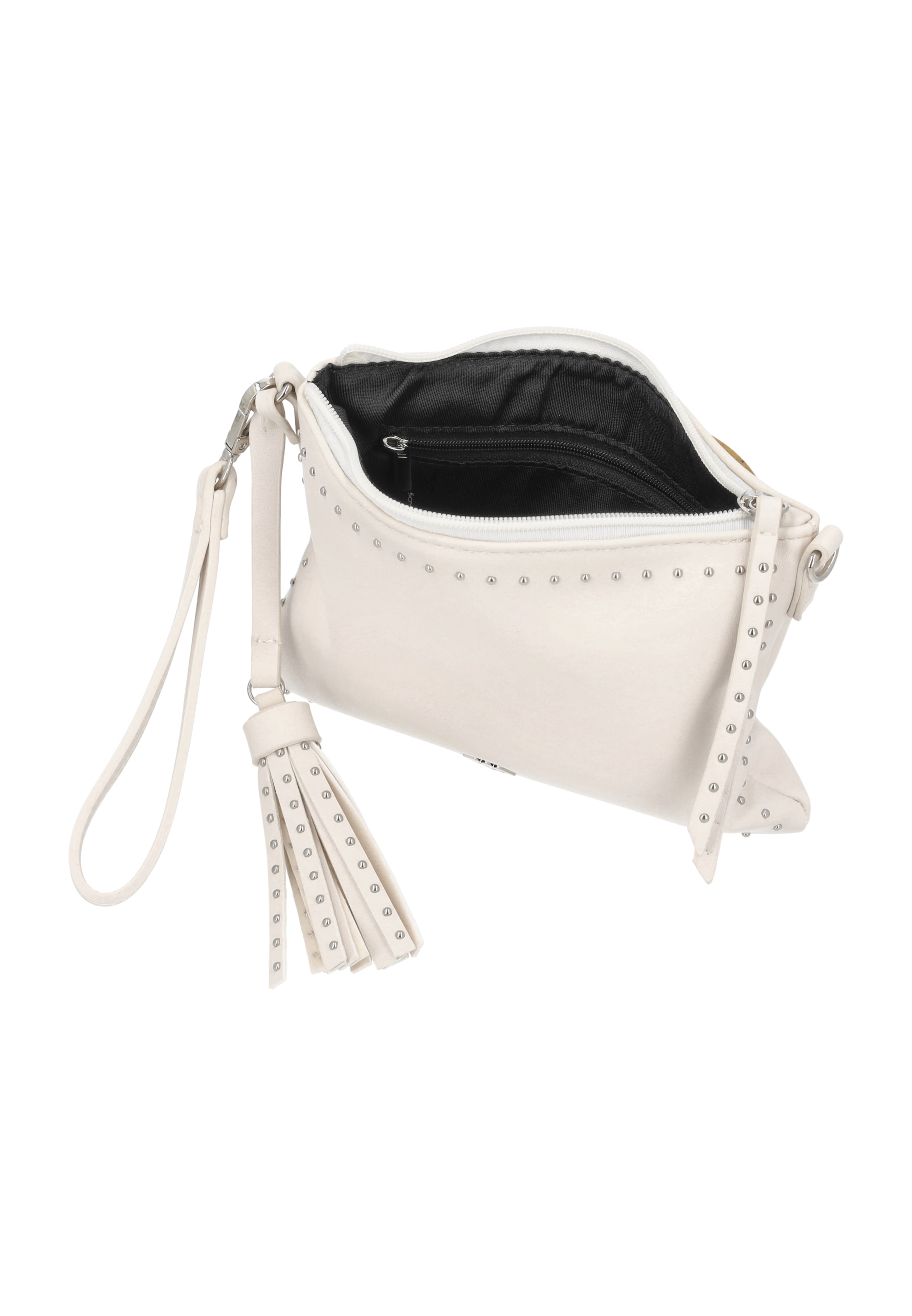 Borsa a tracolla di IZIA in bianco